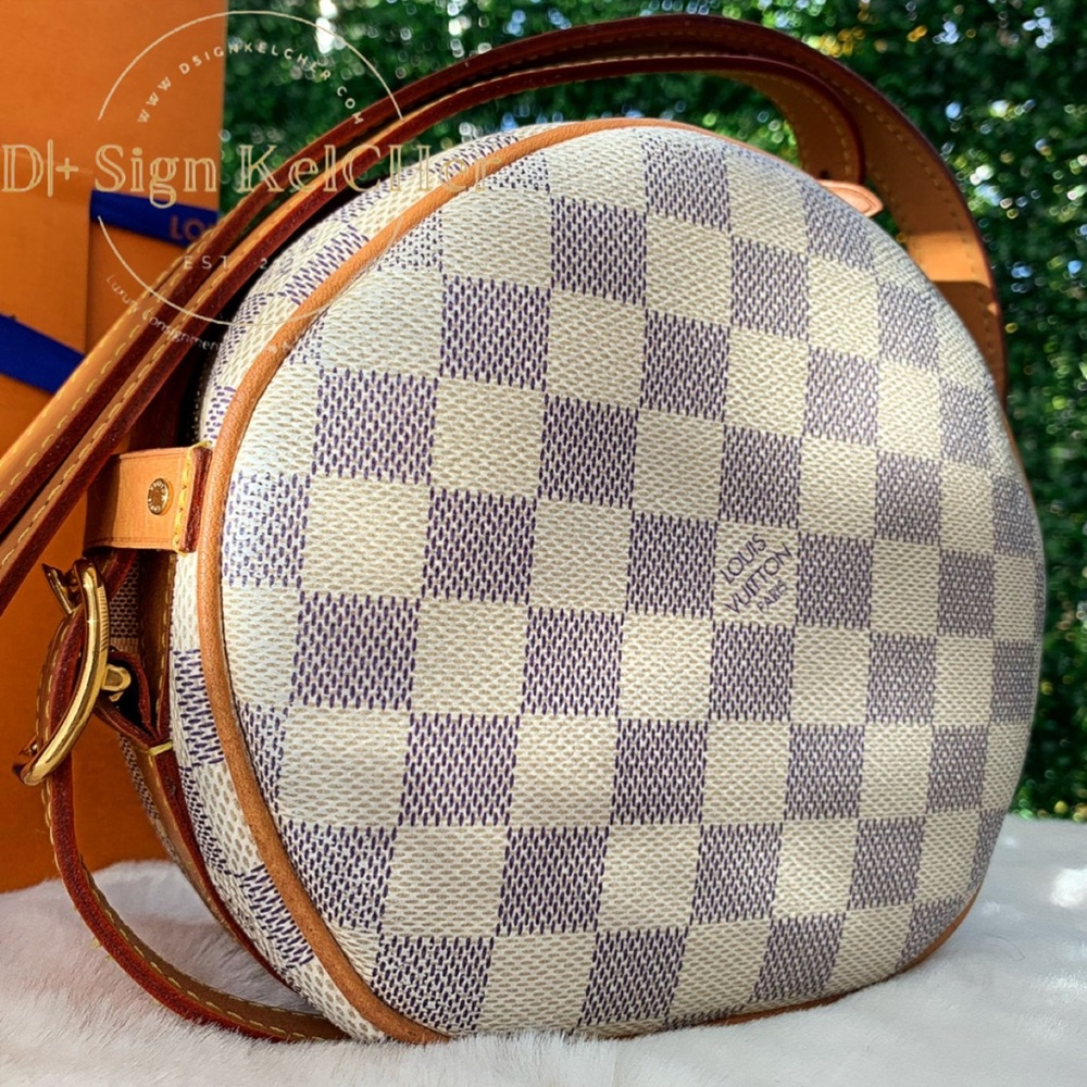 Louis Vuitton Boite Chapeau Souple PM in Damier Azur Canvas